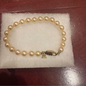 Majorica Pearl Bracelet ✨ 925 Sterling Clasp | Made in Spain | 8”